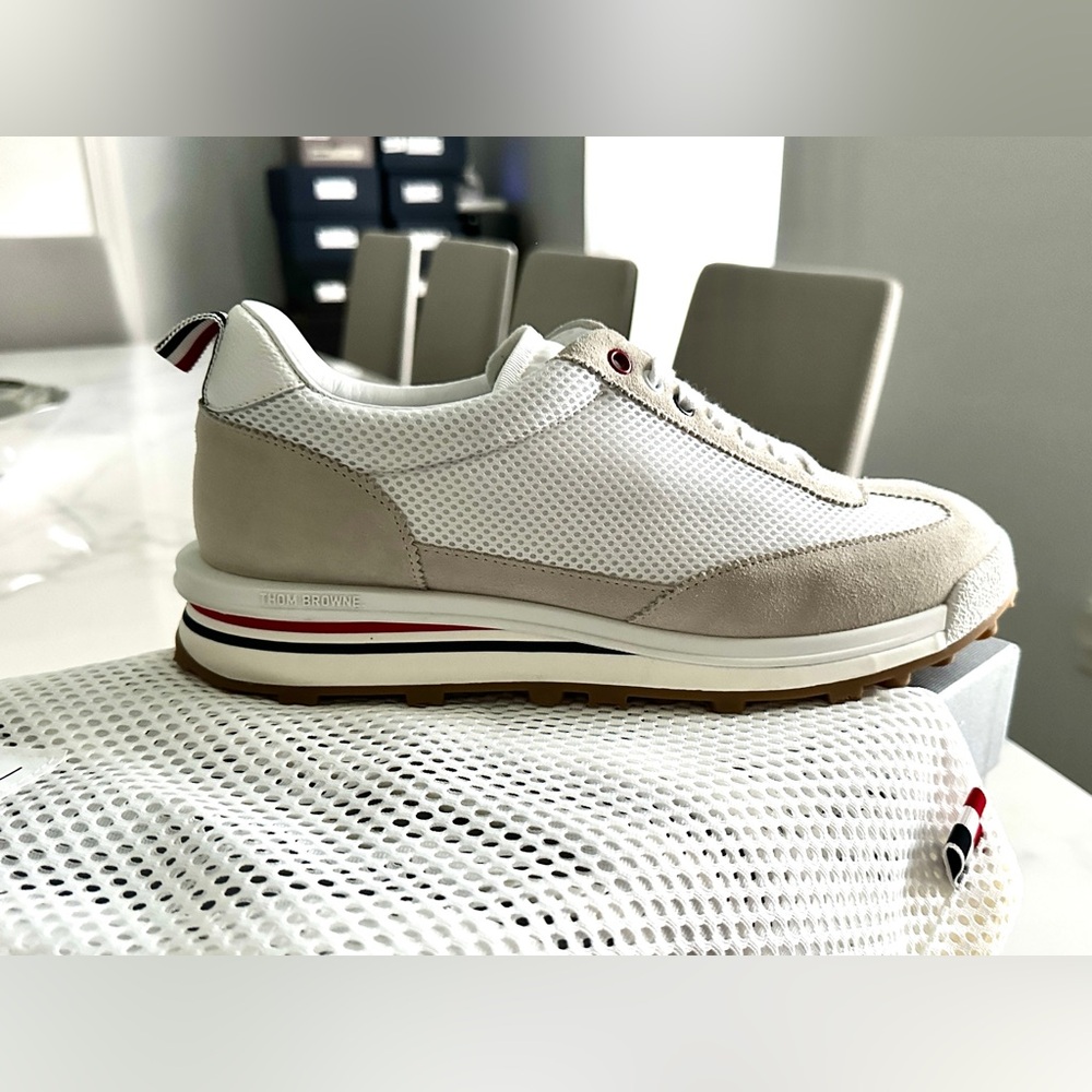 Thom Browne Fine Kid Suede Tech Runner
